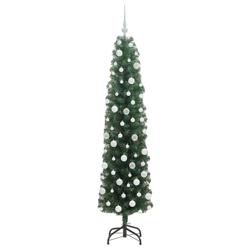 Kunstkerstboom Groen 180 cm PVC en Staal en Kunststof is nu te koop bij PeponiXL, paradijselijk wonen!