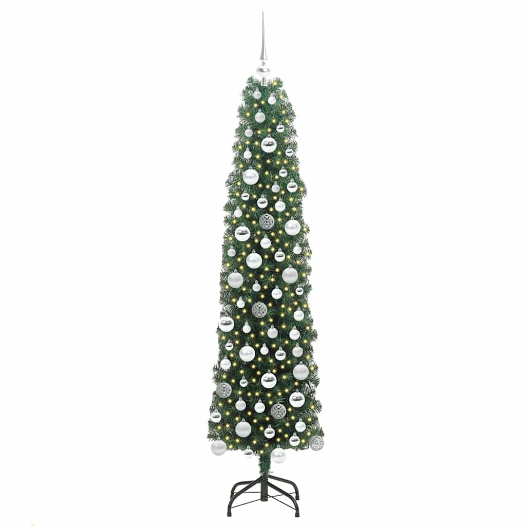 Kunstkerstboom Groen 180 cm PVC en Staal en Kunststof is nu te koop bij PeponiXL, paradijselijk wonen!