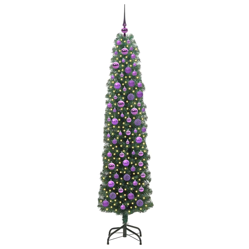 Kunstkerstboom Groen 180 cm PVC en Staal en Kunststof is nu te koop bij PeponiXL, paradijselijk wonen!