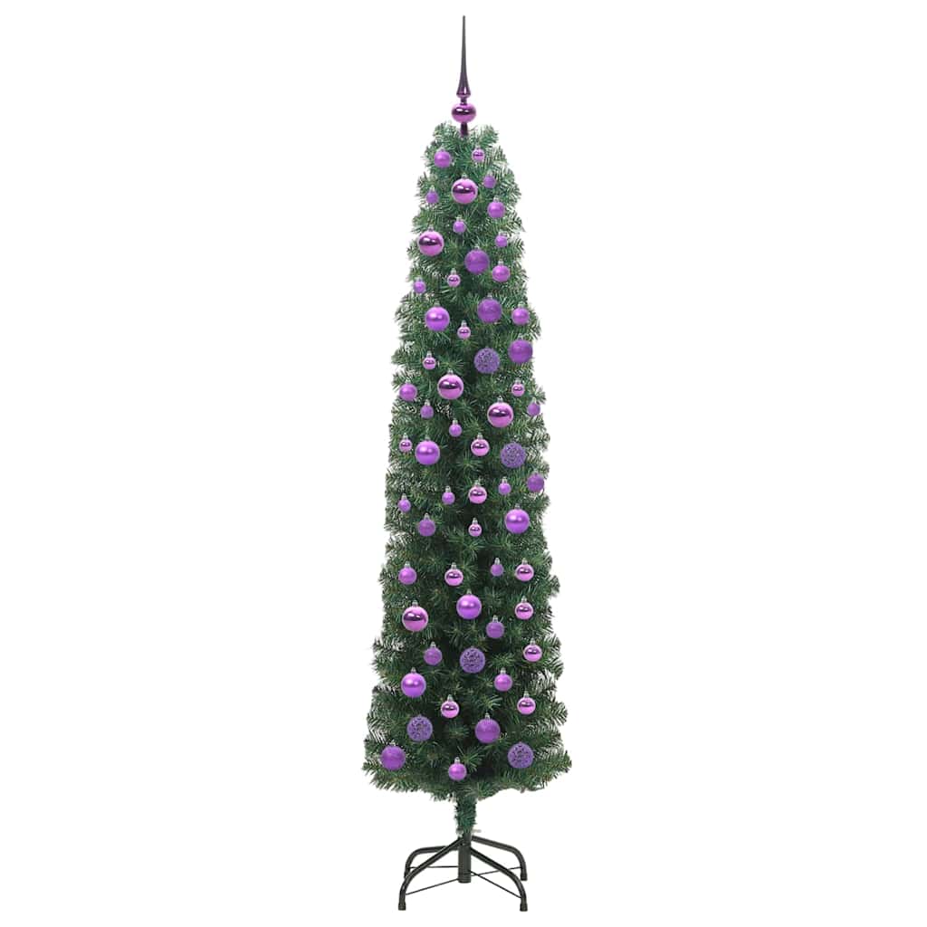 Kunstkerstboom Groen 180 cm PVC en Staal en Kunststof is nu te koop bij PeponiXL, paradijselijk wonen!