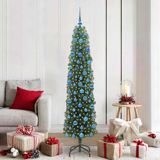 Kunstkerstboom Groen 180 cm PVC en Staal en Kunststof is nu te koop bij PeponiXL, paradijselijk wonen!