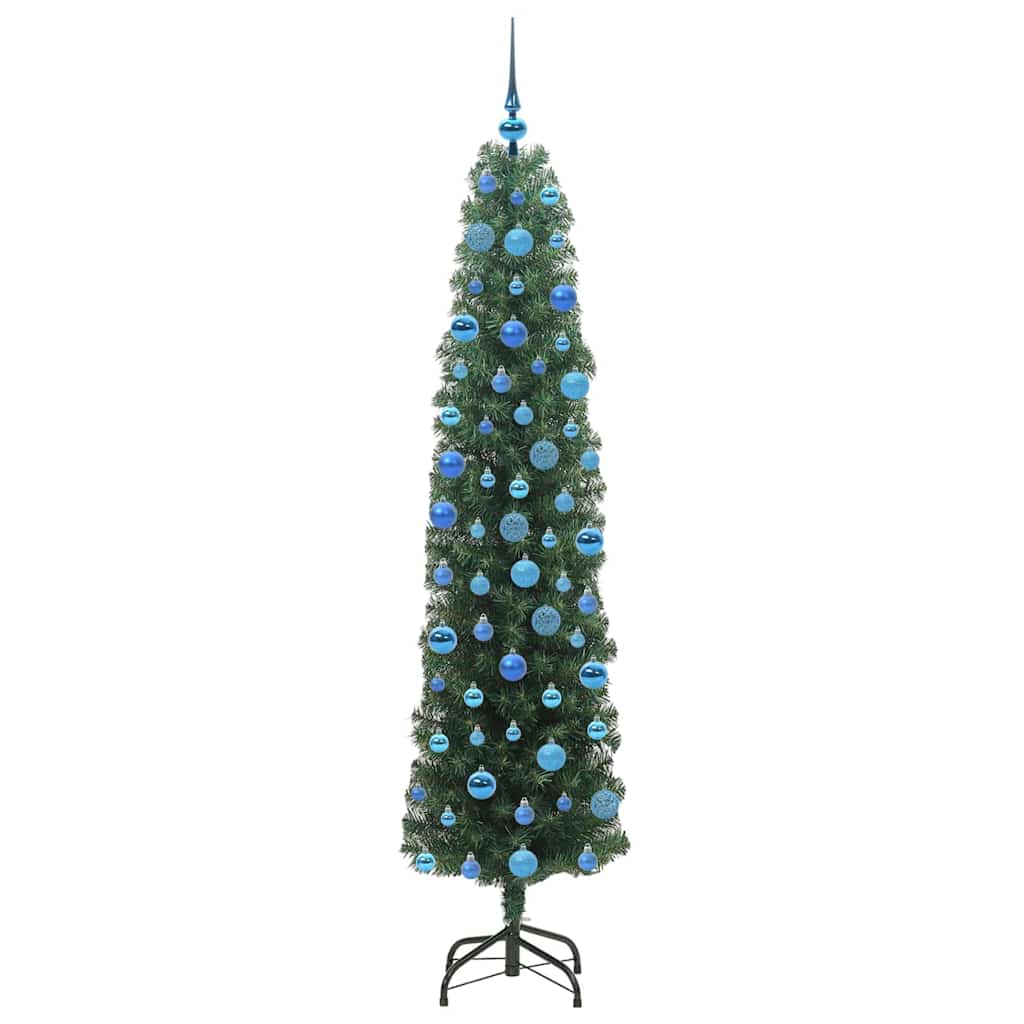 Kunstkerstboom Groen 180 cm PVC en Staal en Kunststof is nu te koop bij PeponiXL, paradijselijk wonen!
