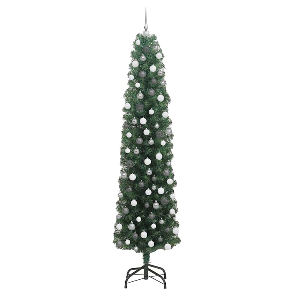 Kunstkerstboom Groen 210 cm PVC en Staal en Kunststof is nu te koop bij PeponiXL, paradijselijk wonen!