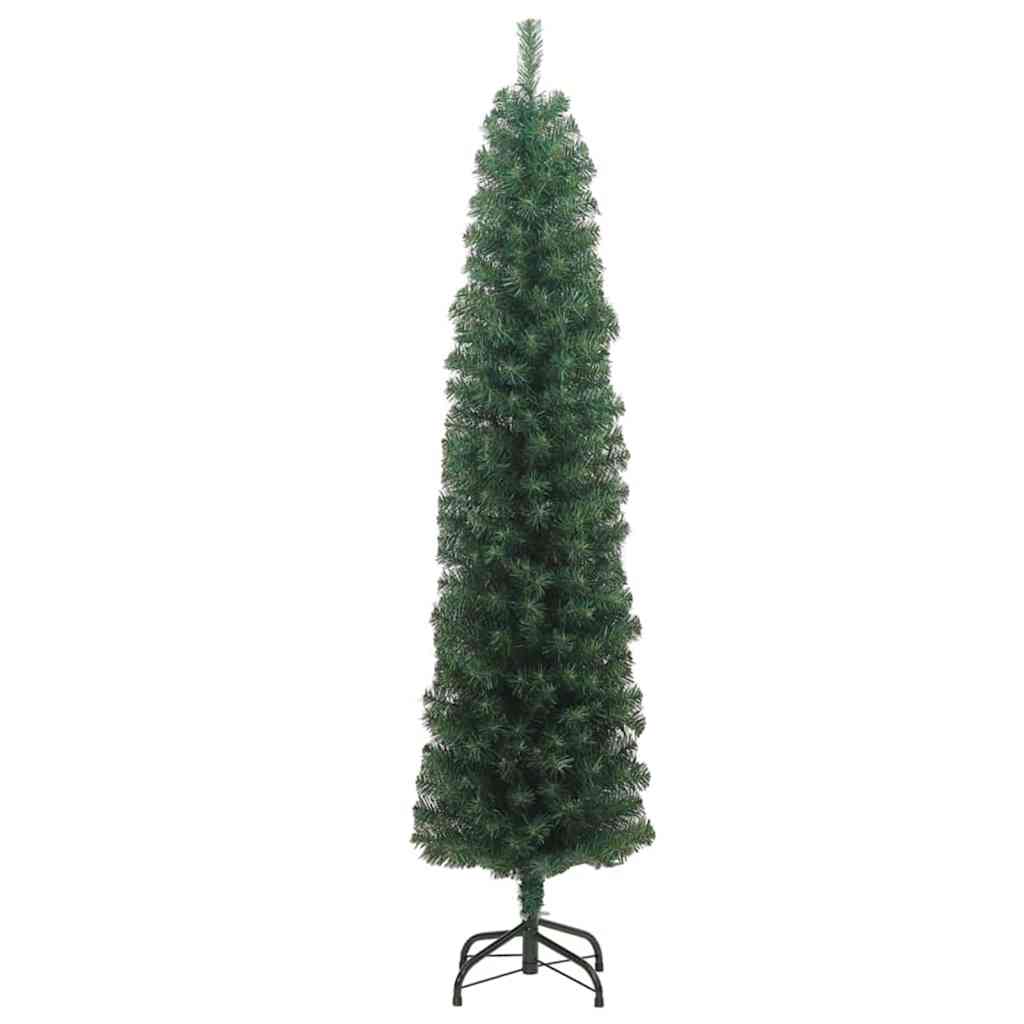 Kunstkerstboom Groen 210 cm PVC en Staal en Kunststof is nu te koop bij PeponiXL, paradijselijk wonen!