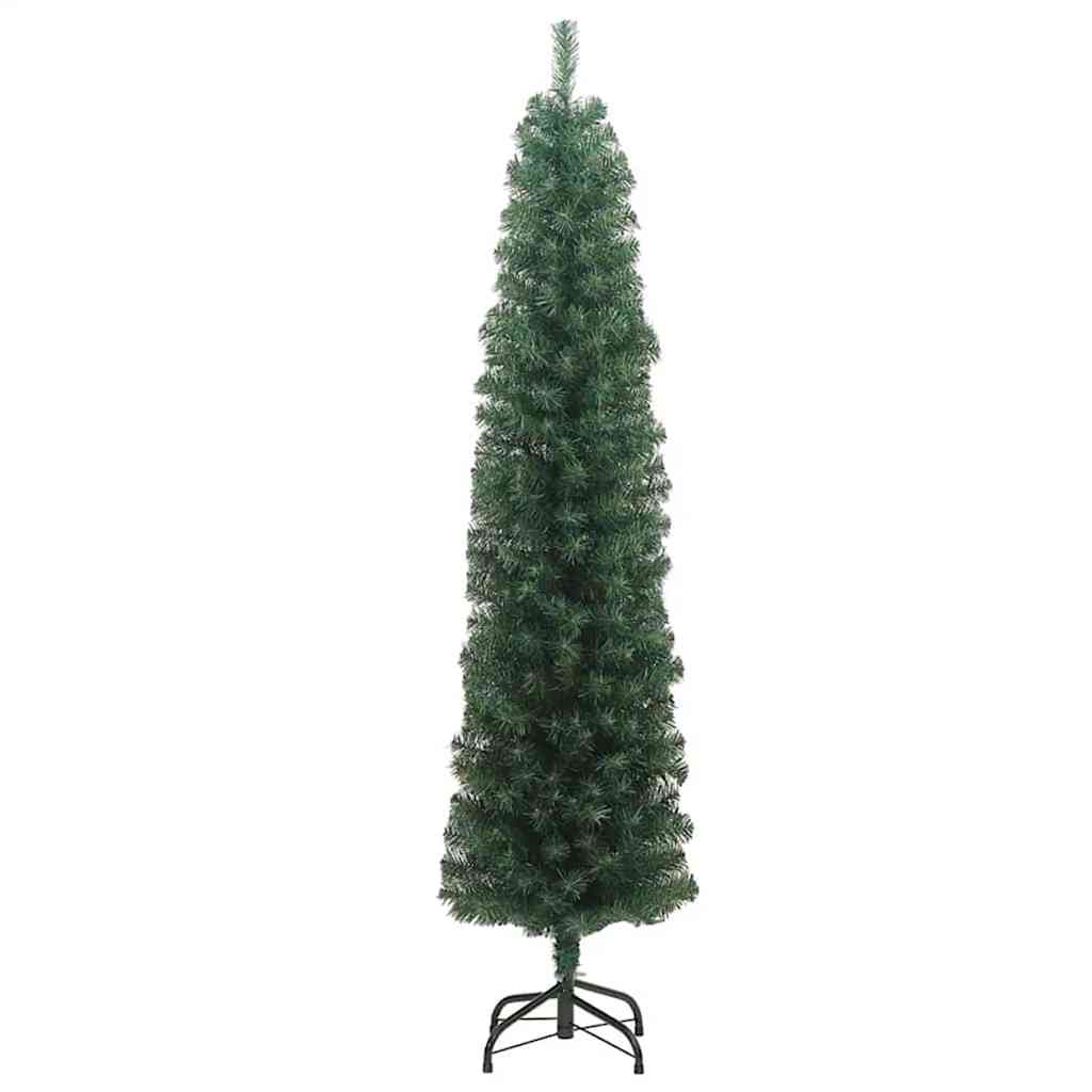 Kunstkerstboom Groen 240 cm PVC en Staal en Kunststof is nu te koop bij PeponiXL, paradijselijk wonen!