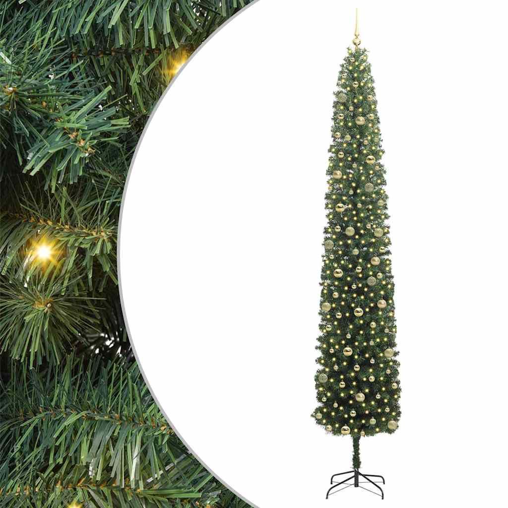 Kunstkerstboom Groen 300 cm PVC en Staal en Kunststof is nu te koop bij PeponiXL, paradijselijk wonen!