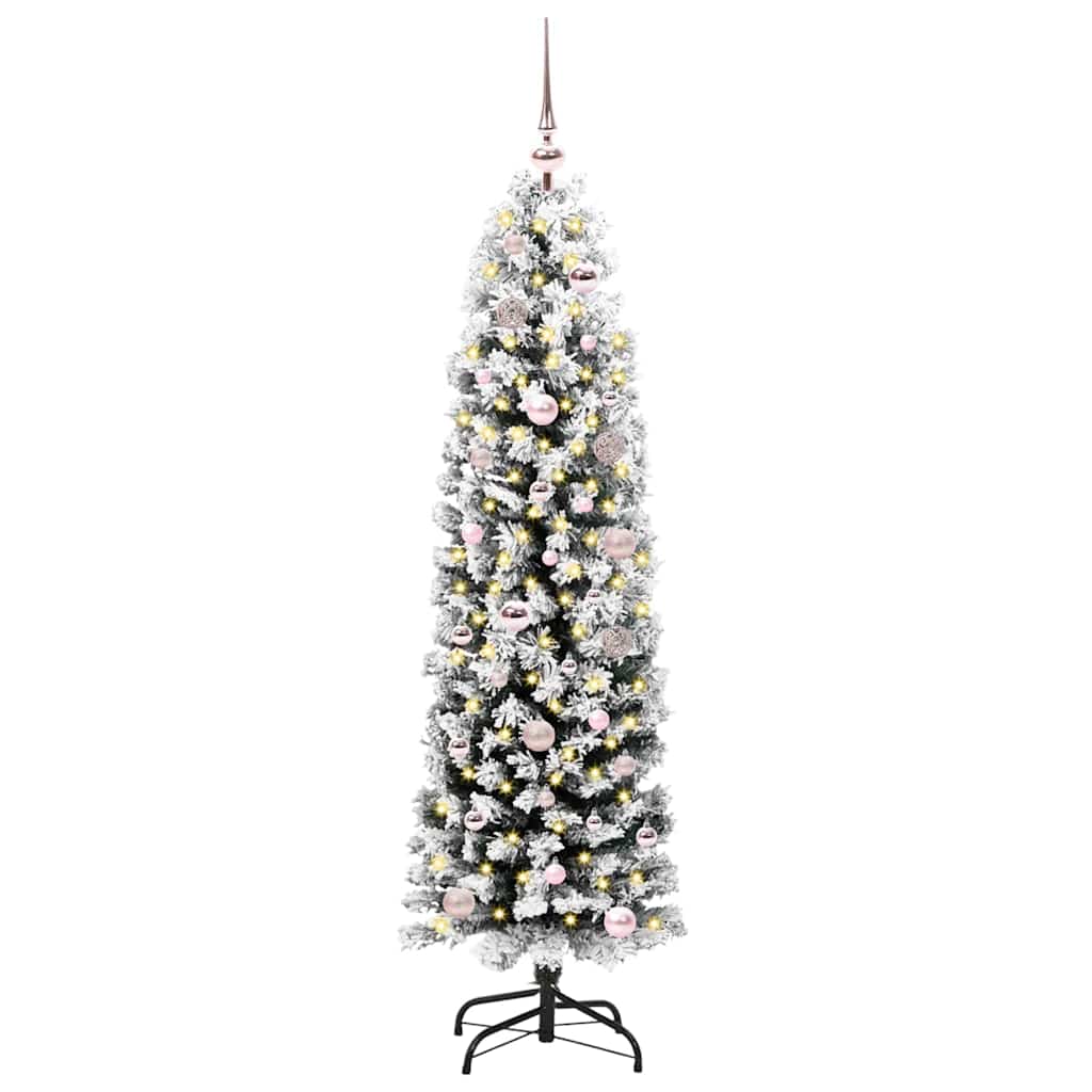 Kunstkerstboom Groen 150 cm PVC en Staal en Kunststof is nu te koop bij PeponiXL, paradijselijk wonen!