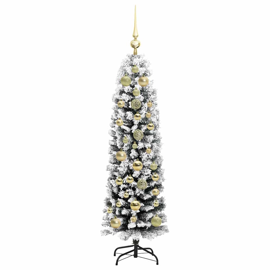 Kunstkerstboom Groen 150 cm PVC en Staal en Kunststof is nu te koop bij PeponiXL, paradijselijk wonen!