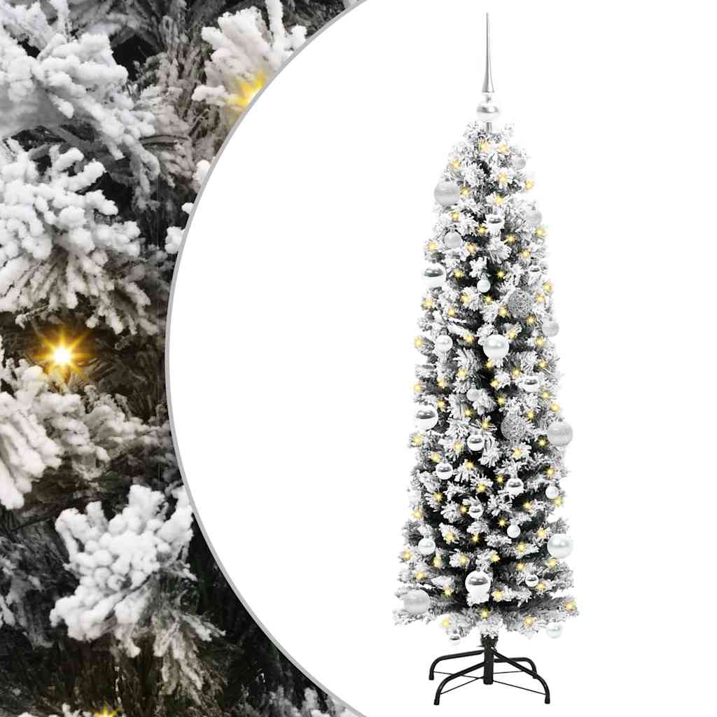 Kunstkerstboom Groen 150 cm PVC en Staal en Kunststof is nu te koop bij PeponiXL, paradijselijk wonen!