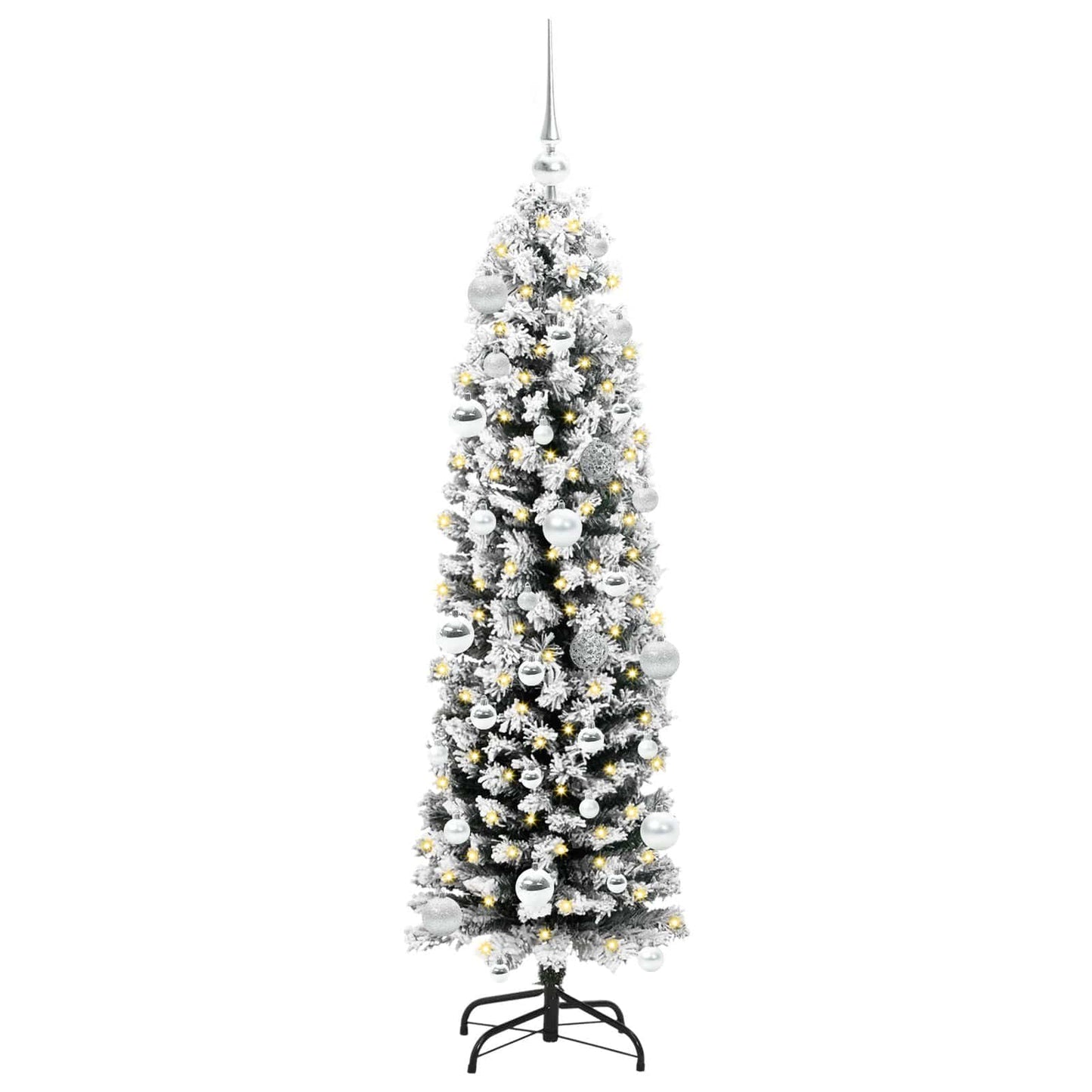 Kunstkerstboom Groen 150 cm PVC en Staal en Kunststof is nu te koop bij PeponiXL, paradijselijk wonen!