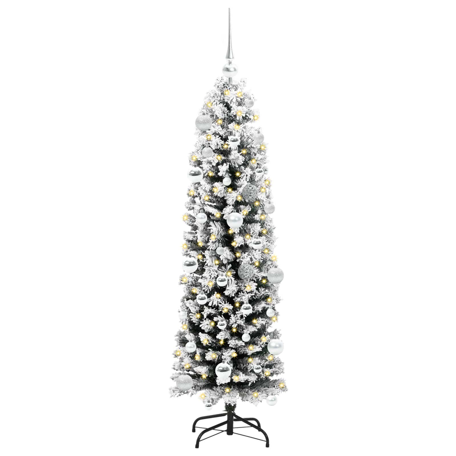 Kunstkerstboom Groen 150 cm PVC en Staal en Kunststof is nu te koop bij PeponiXL, paradijselijk wonen!