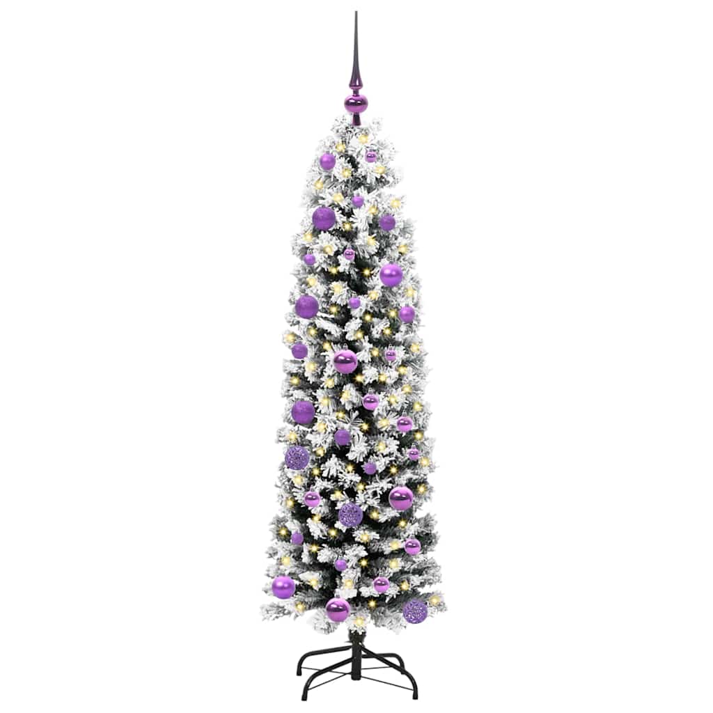 Kunstkerstboom Groen 150 cm PVC en Staal en Kunststof is nu te koop bij PeponiXL, paradijselijk wonen!