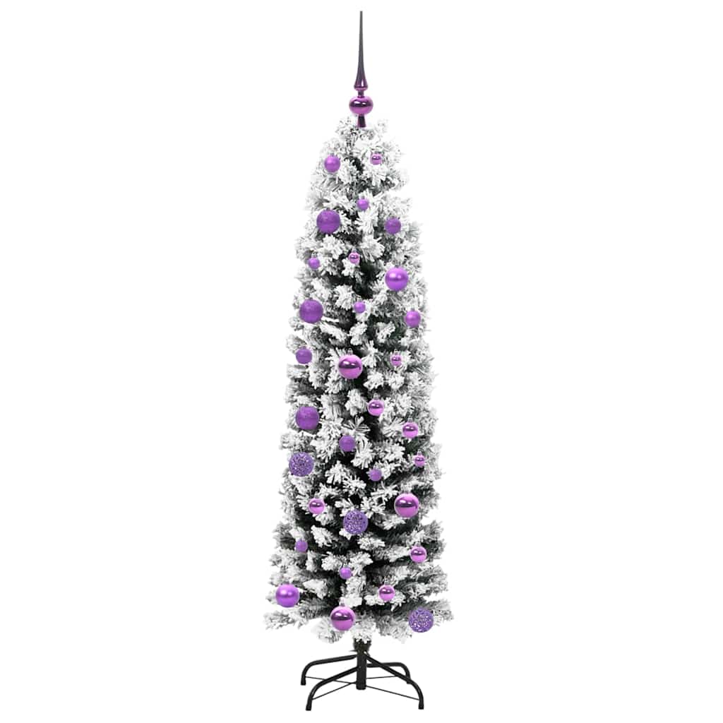 Kunstkerstboom Groen 150 cm PVC en Staal en Kunststof is nu te koop bij PeponiXL, paradijselijk wonen!