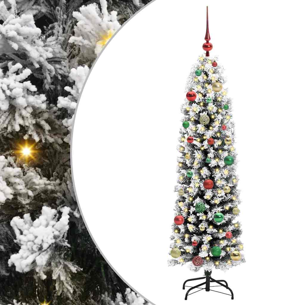 Kunstkerstboom Groen 150 cm PVC en Staal en Kunststof is nu te koop bij PeponiXL, paradijselijk wonen!