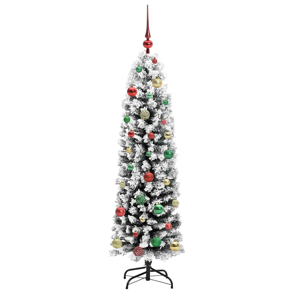Kunstkerstboom Groen 150 cm PVC en Staal en Kunststof is nu te koop bij PeponiXL, paradijselijk wonen!