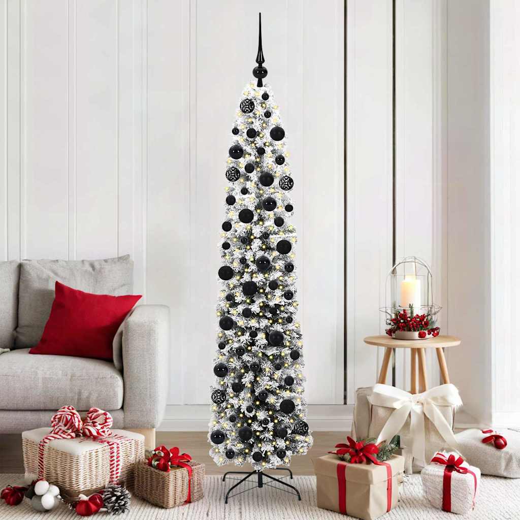 Kunstkerstboom Groen 180 cm PVC en Staal en Kunststof is nu te koop bij PeponiXL, paradijselijk wonen!