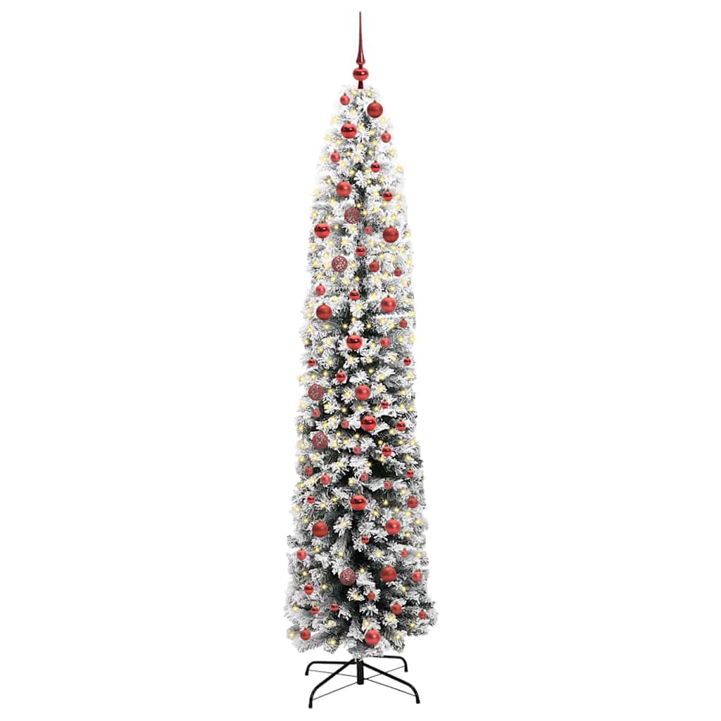 Kunstkerstboom Groen 210 cm PVC en Staal en Kunststof is nu te koop bij PeponiXL, paradijselijk wonen!