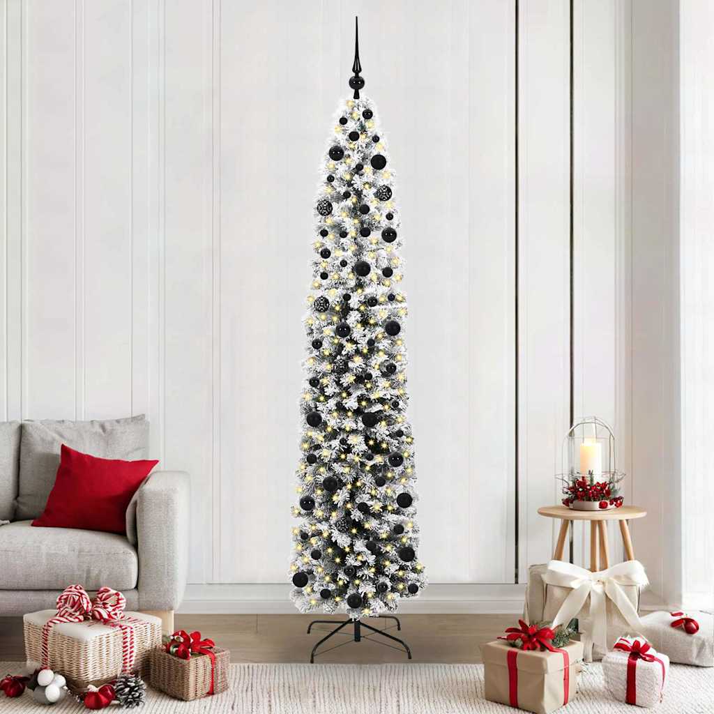 Kunstkerstboom Groen 210 cm PVC en Staal en Kunststof is nu te koop bij PeponiXL, paradijselijk wonen!