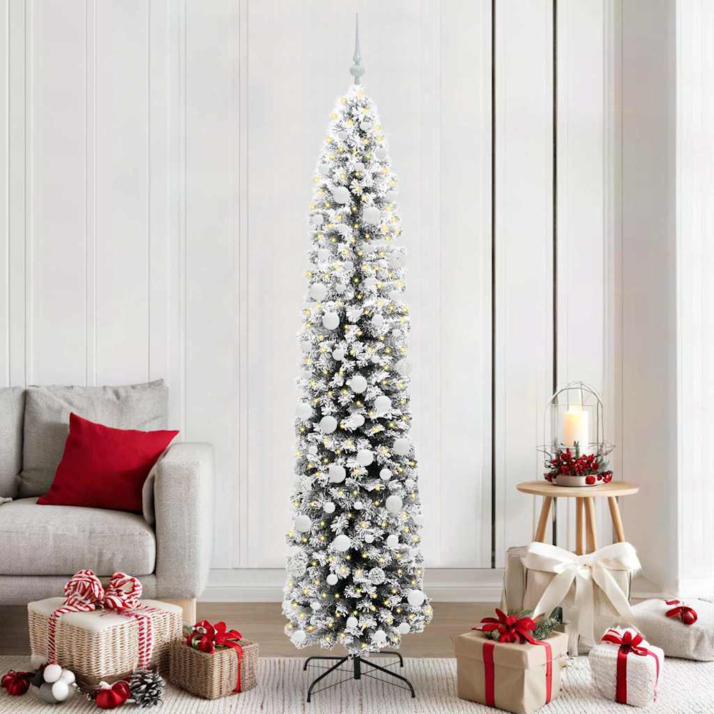 Kunstkerstboom Groen 210 cm PVC en Staal en Kunststof is nu te koop bij PeponiXL, paradijselijk wonen!