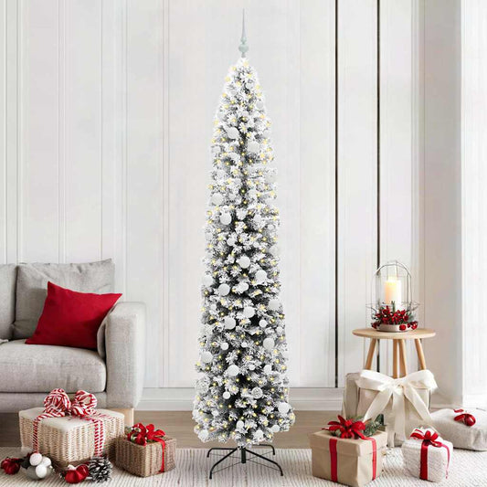 Kunstkerstboom Groen 210 cm PVC en Staal en Kunststof is nu te koop bij PeponiXL, paradijselijk wonen!