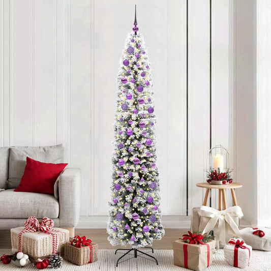 Kunstkerstboom Groen 210 cm PVC en Staal en Kunststof is nu te koop bij PeponiXL, paradijselijk wonen!