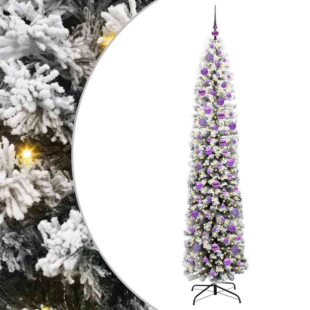 Kunstkerstboom Groen 210 cm PVC en Staal en Kunststof is nu te koop bij PeponiXL, paradijselijk wonen!