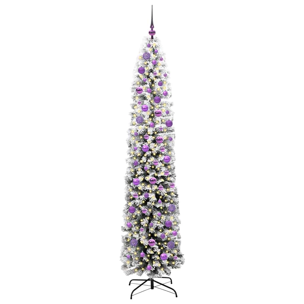 Kunstkerstboom Groen 210 cm PVC en Staal en Kunststof is nu te koop bij PeponiXL, paradijselijk wonen!