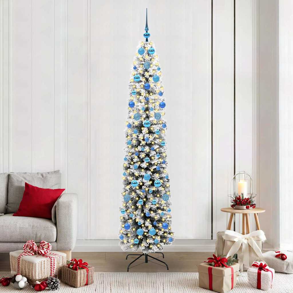 Kunstkerstboom Groen 210 cm PVC en Staal en Kunststof is nu te koop bij PeponiXL, paradijselijk wonen!