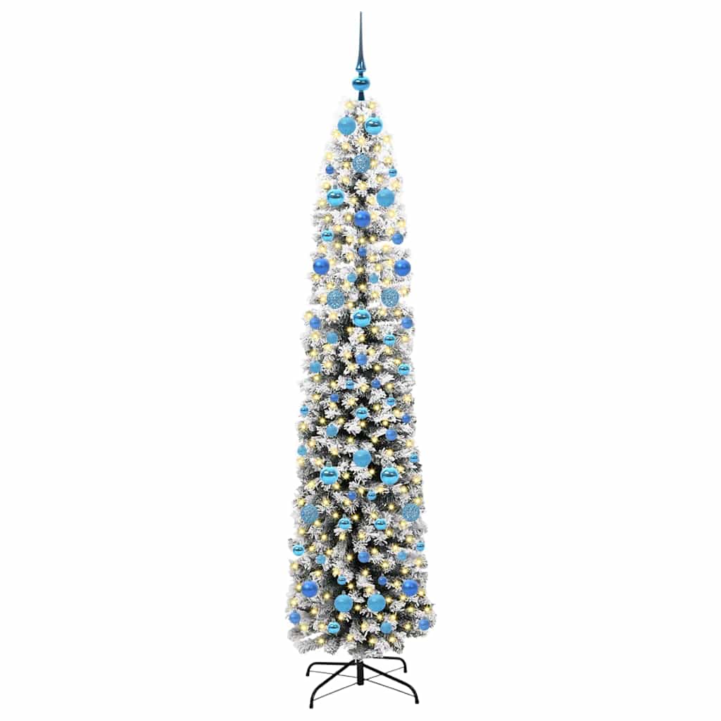Kunstkerstboom Groen 210 cm PVC en Staal en Kunststof is nu te koop bij PeponiXL, paradijselijk wonen!