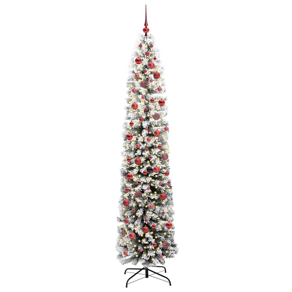 Kunstkerstboom Groen 240 cm PVC en Staal en Kunststof is nu te koop bij PeponiXL, paradijselijk wonen!