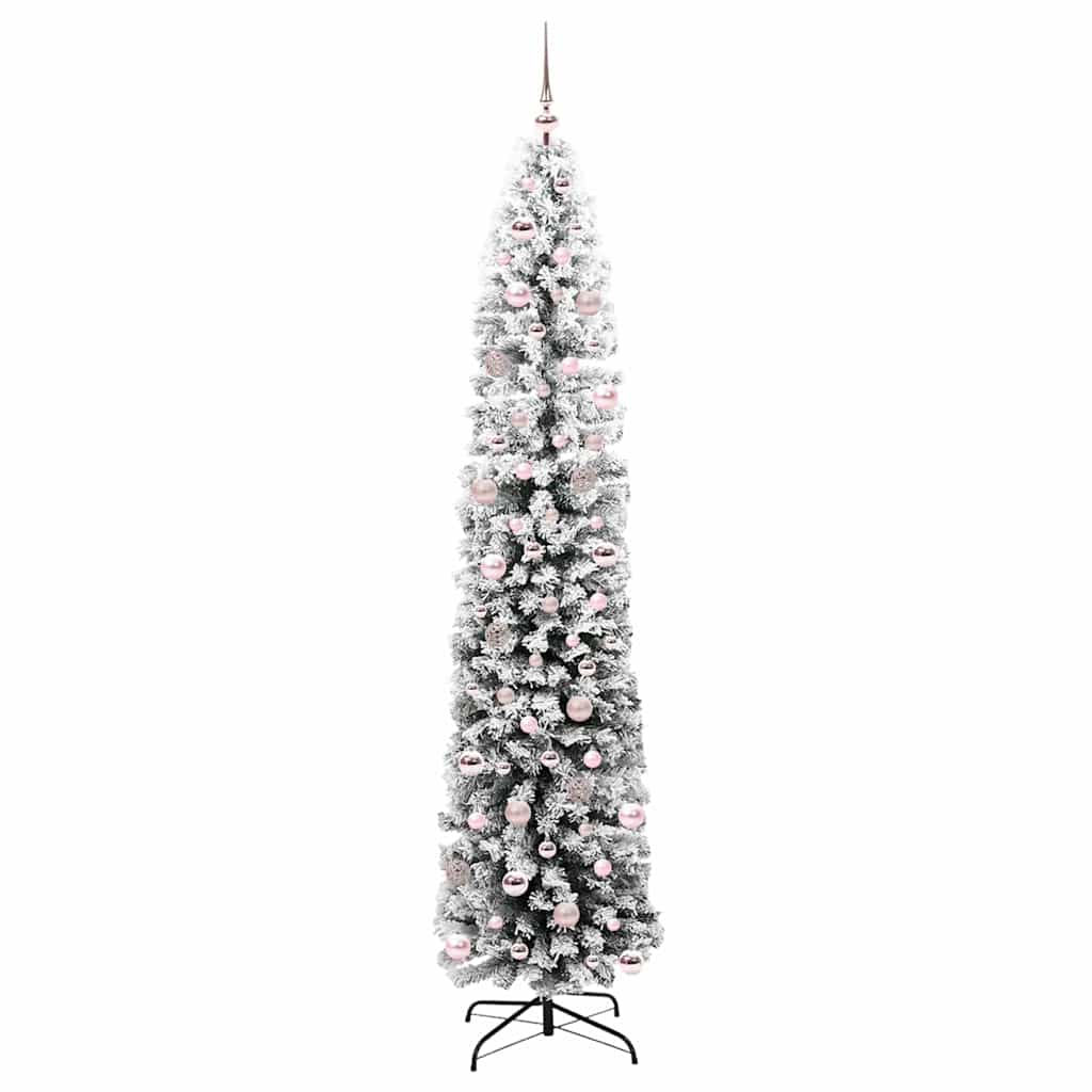 Kunstkerstboom Groen 240 cm PVC en Staal en Kunststof is nu te koop bij PeponiXL, paradijselijk wonen!