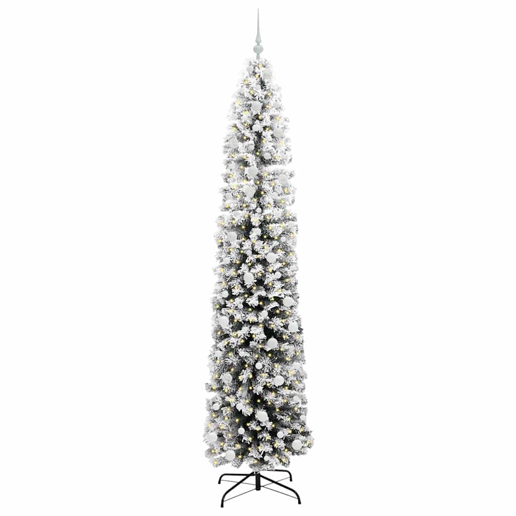 Kunstkerstboom Groen 240 cm PVC en Staal en Kunststof is nu te koop bij PeponiXL, paradijselijk wonen!