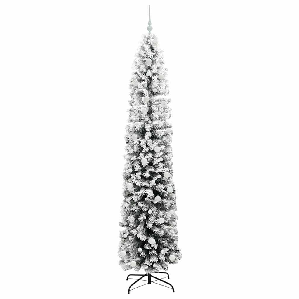 Kunstkerstboom Groen 240 cm PVC en Staal en Kunststof is nu te koop bij PeponiXL, paradijselijk wonen!