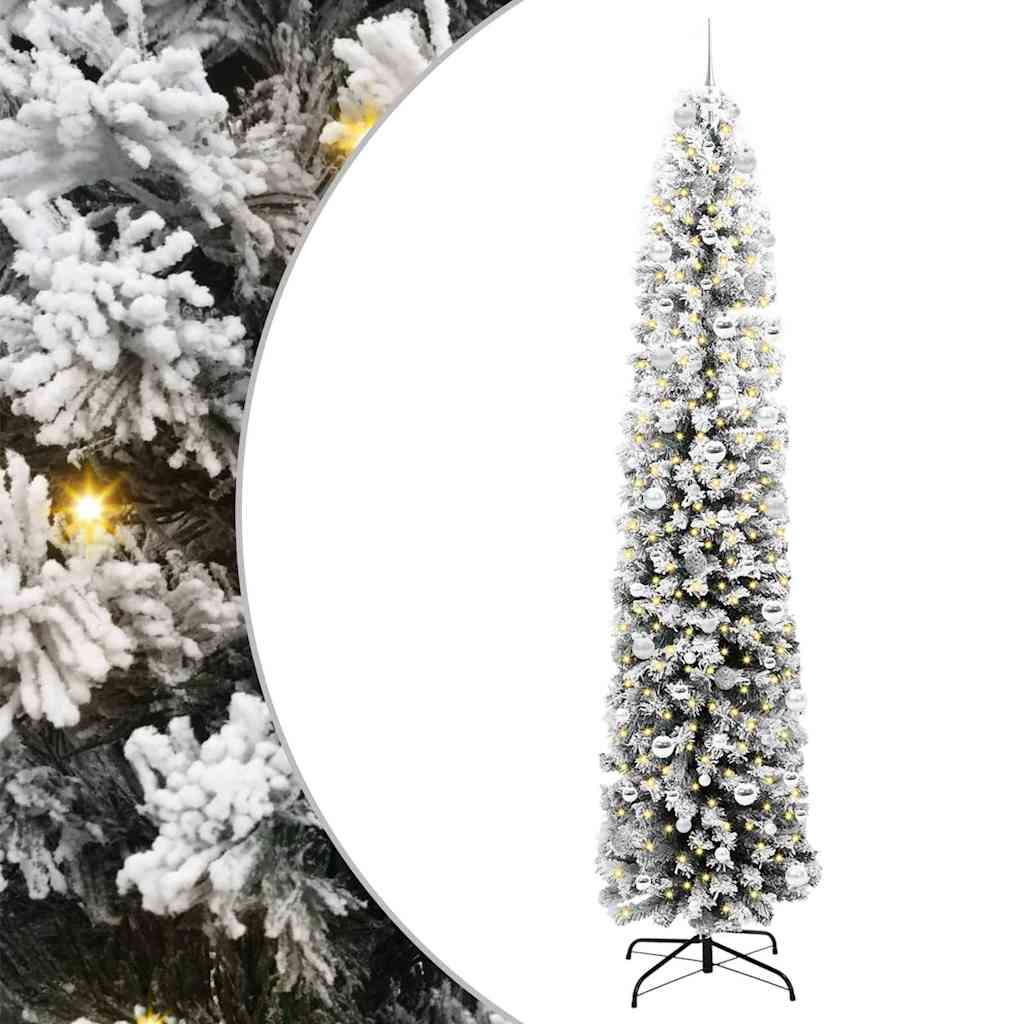 Kunstkerstboom Groen 240 cm PVC en Staal en Kunststof is nu te koop bij PeponiXL, paradijselijk wonen!