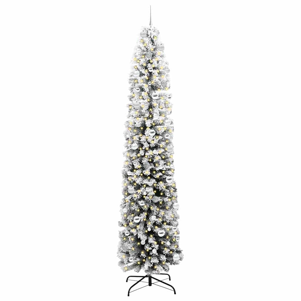Kunstkerstboom Groen 240 cm PVC en Staal en Kunststof is nu te koop bij PeponiXL, paradijselijk wonen!