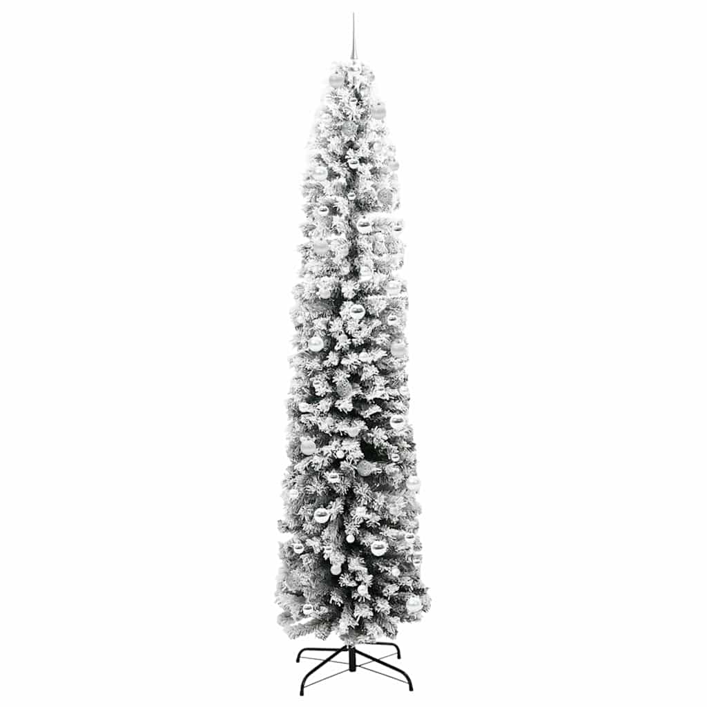 Kunstkerstboom Groen 240 cm PVC en Staal en Kunststof is nu te koop bij PeponiXL, paradijselijk wonen!