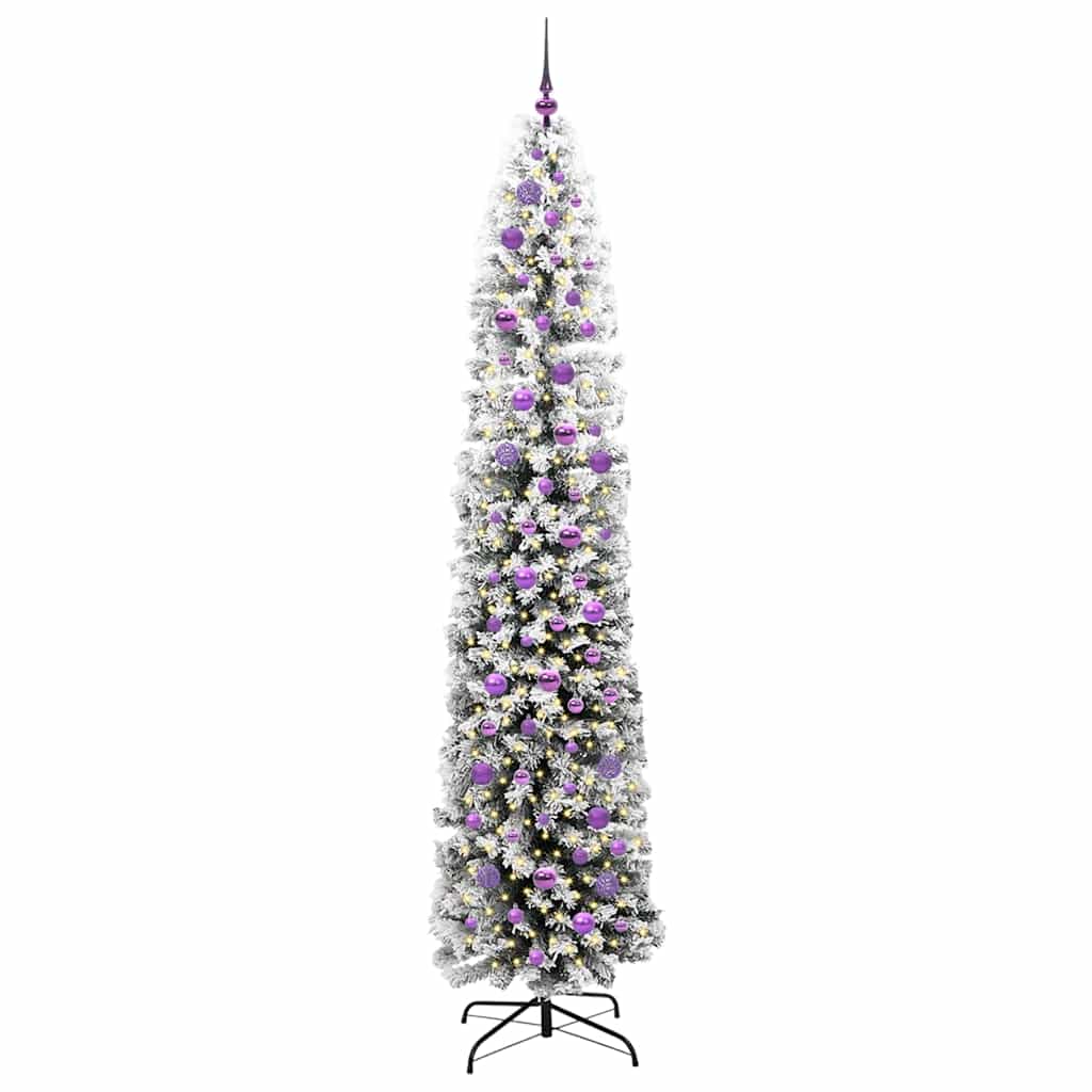 Kunstkerstboom Groen 240 cm PVC en Staal en Kunststof is nu te koop bij PeponiXL, paradijselijk wonen!