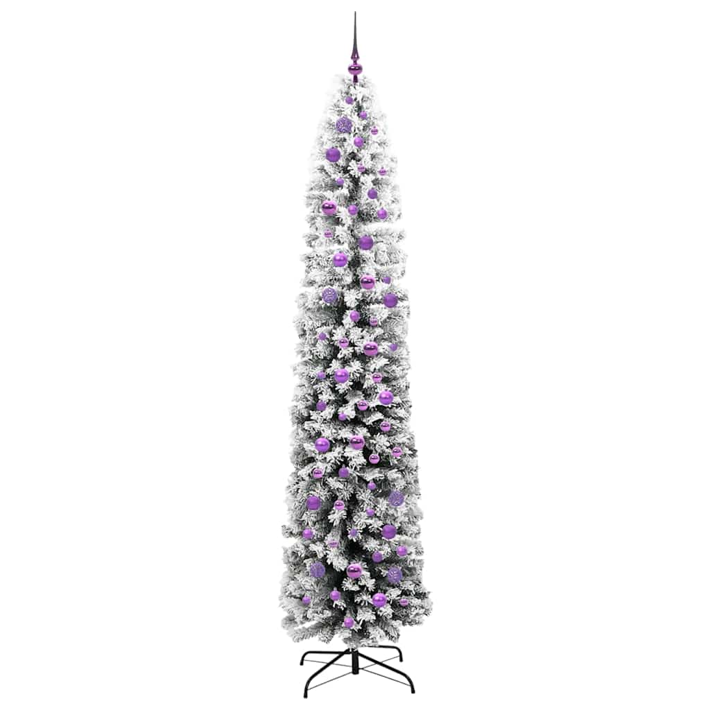 Kunstkerstboom Groen 240 cm PVC en Staal en Kunststof is nu te koop bij PeponiXL, paradijselijk wonen!
