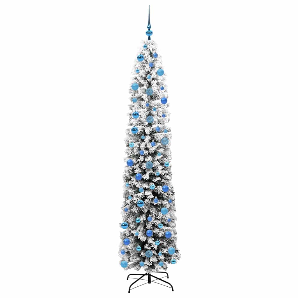 Kunstkerstboom Groen 240 cm PVC en Staal en Kunststof is nu te koop bij PeponiXL, paradijselijk wonen!