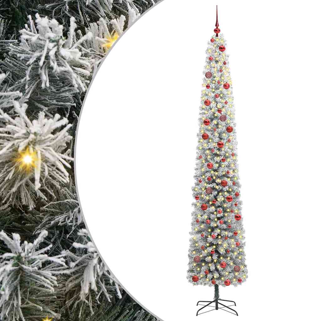 Kunstkerstboom Groen 270 cm PVC en Staal en Kunststof is nu te koop bij PeponiXL, paradijselijk wonen!
