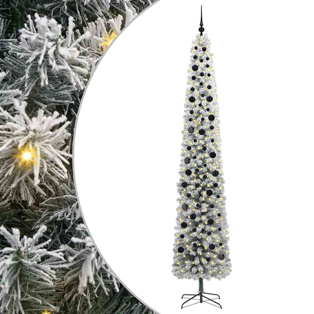 Kunstkerstboom Groen 270 cm PVC en Staal en Kunststof is nu te koop bij PeponiXL, paradijselijk wonen!