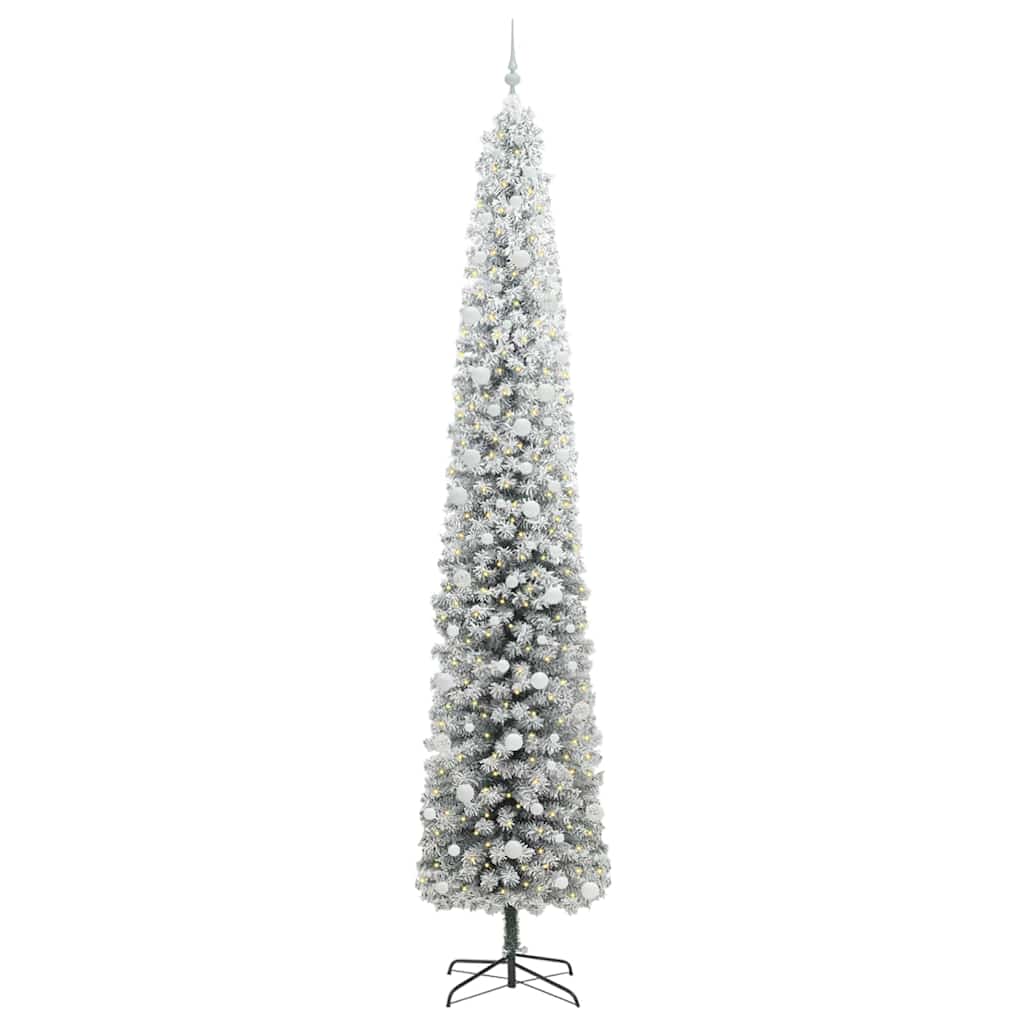 Kunstkerstboom Groen 270 cm PVC en Staal en Kunststof is nu te koop bij PeponiXL, paradijselijk wonen!