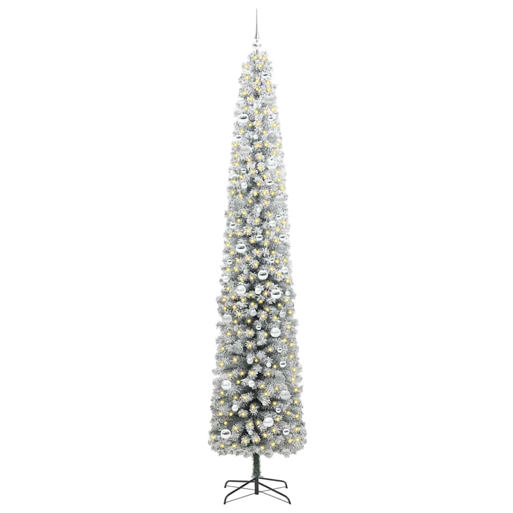 Kunstkerstboom Groen 270 cm PVC en Staal en Kunststof is nu te koop bij PeponiXL, paradijselijk wonen!
