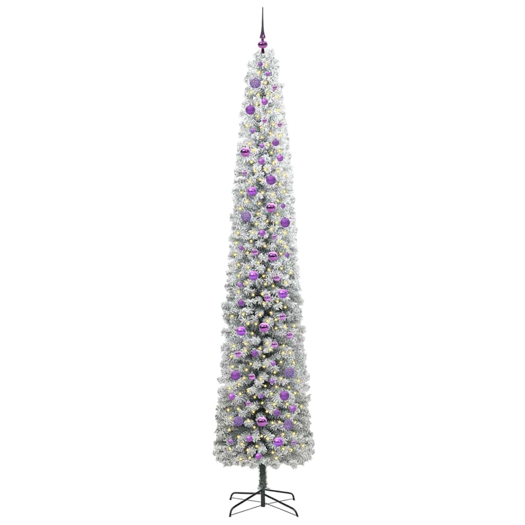 Kunstkerstboom Groen 270 cm PVC en Staal en Kunststof is nu te koop bij PeponiXL, paradijselijk wonen!
