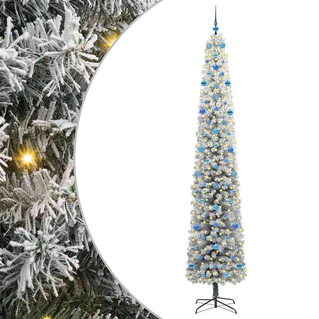 Kunstkerstboom Groen 270 cm PVC en Staal en Kunststof is nu te koop bij PeponiXL, paradijselijk wonen!