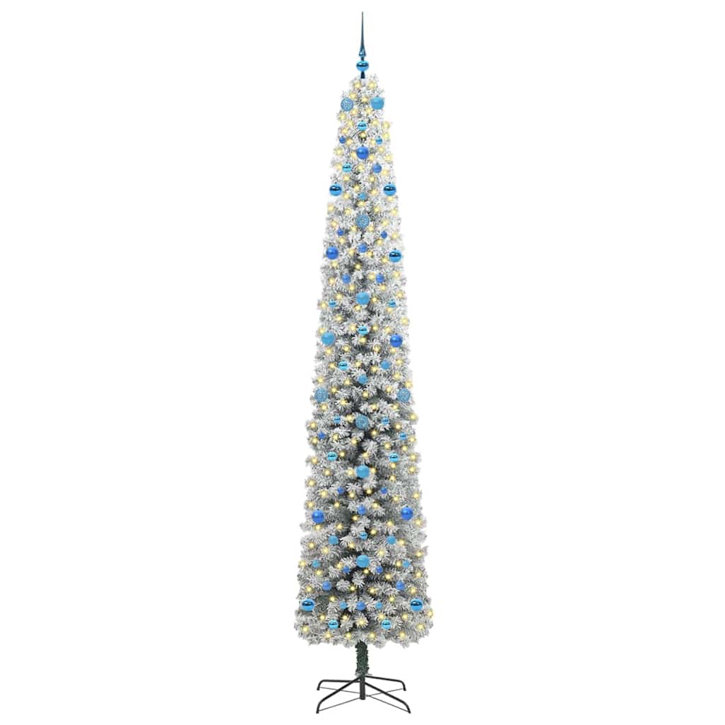 Kunstkerstboom Groen 270 cm PVC en Staal en Kunststof is nu te koop bij PeponiXL, paradijselijk wonen!