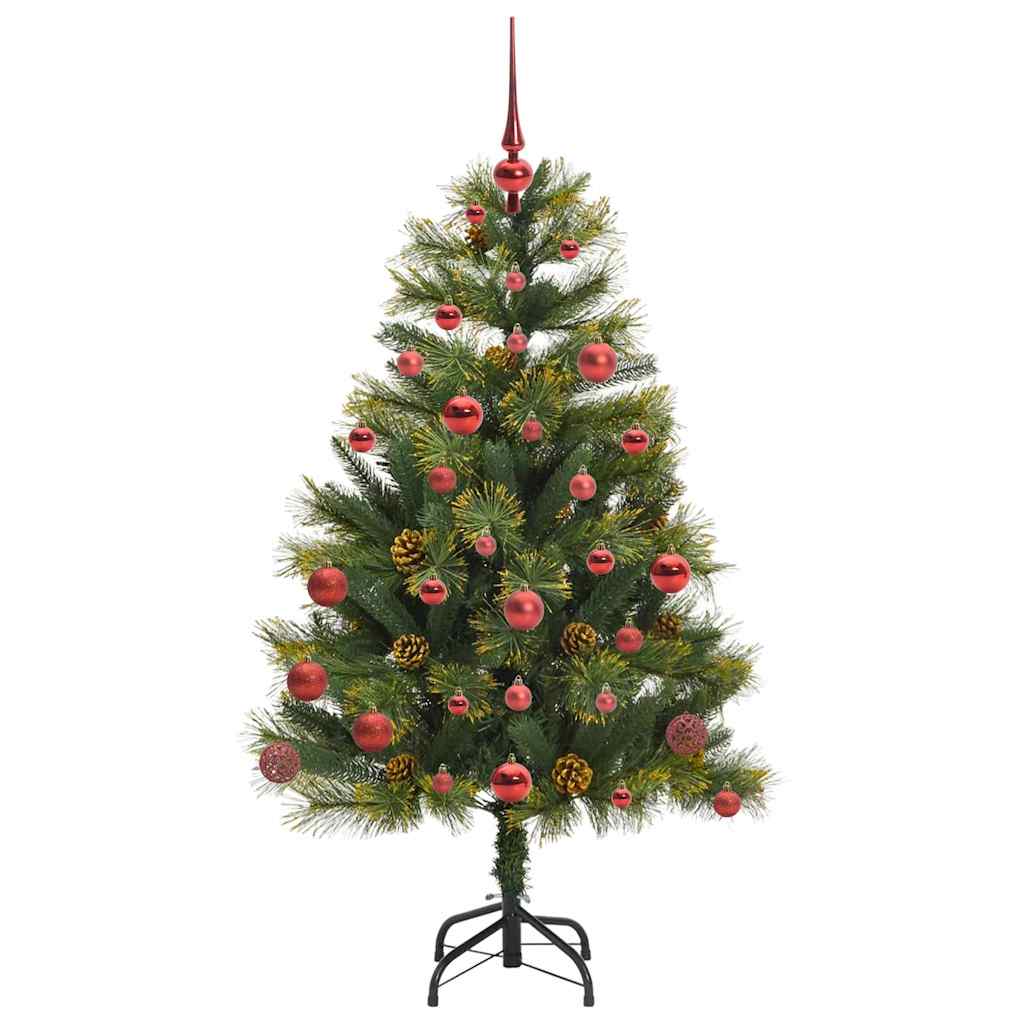Kunstmatige Scharnier Kerstboom met Cones Groen 150 cm is nu te koop bij PeponiXL, paradijselijk wonen!