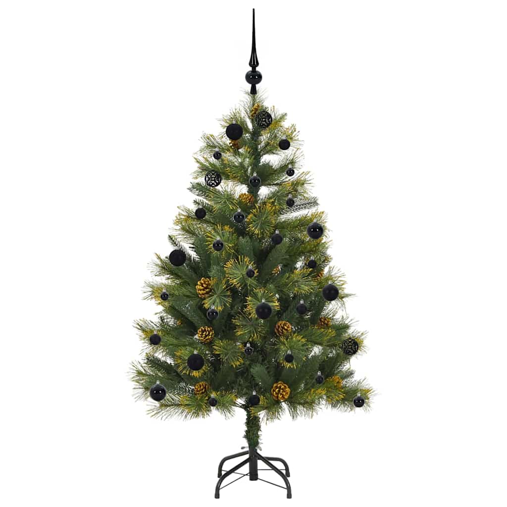 Kunstmatige Scharnier Kerstboom met Cones Groen 150 cm is nu te koop bij PeponiXL, paradijselijk wonen!