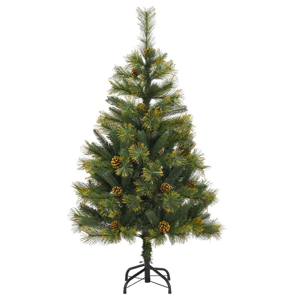 Kunstmatige Scharnier Kerstboom met Cones Groen 150 cm is nu te koop bij PeponiXL, paradijselijk wonen!