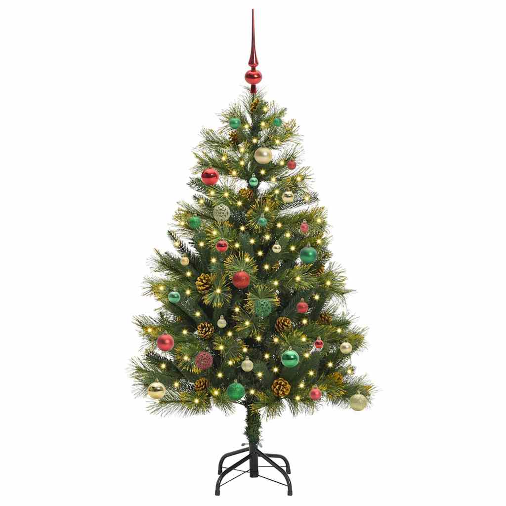 Kunstmatige Scharnier Kerstboom met Cones Groen 150 cm is nu te koop bij PeponiXL, paradijselijk wonen!
